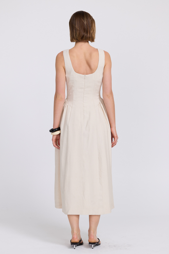 
                      
                        EVE SLEEVELESS DRESS -  NEUTRAL
                      
                    