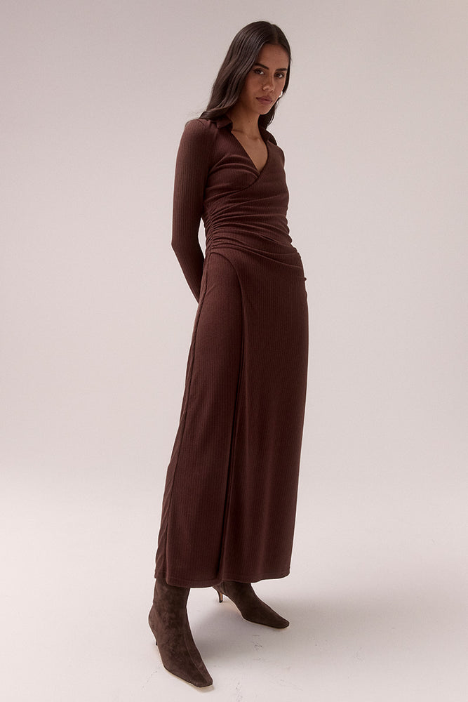 
                      
                        EMILE DRESS - CHOCOLATE
                      
                    