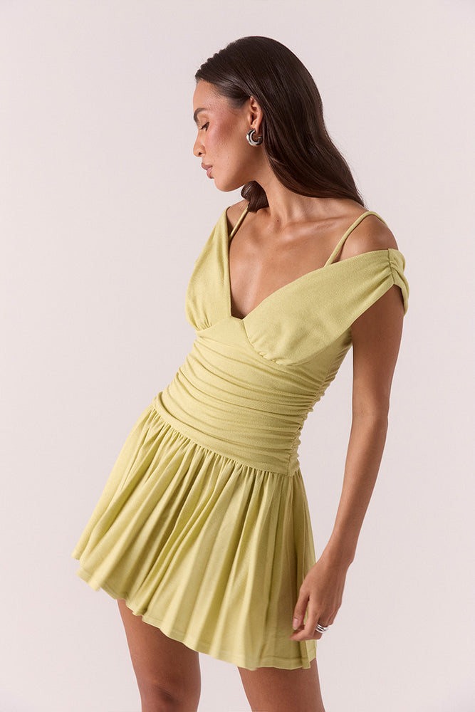 DIONE MINI DRESS - APPLE