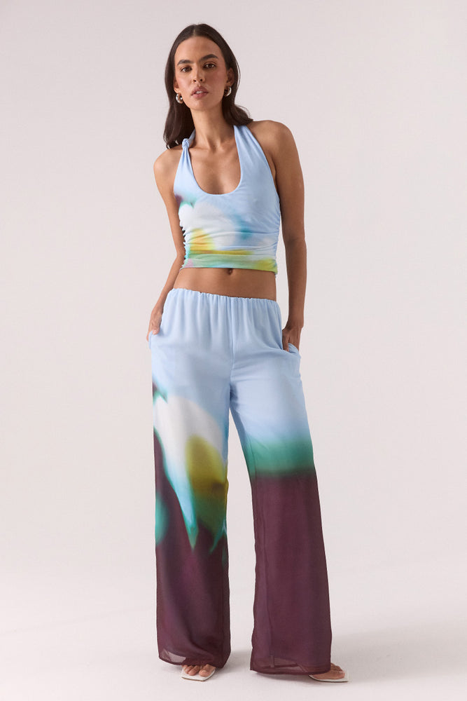 ZINNIA PANT - AZURE