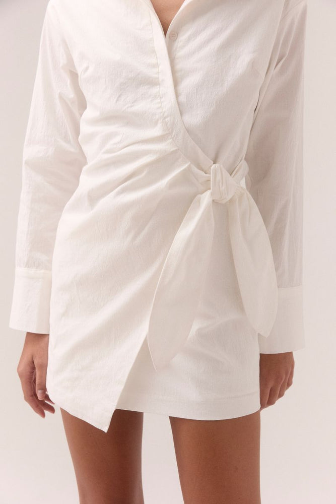 
                      
                        PRIMARY SHIRT DRESS - CHALK
                      
                    