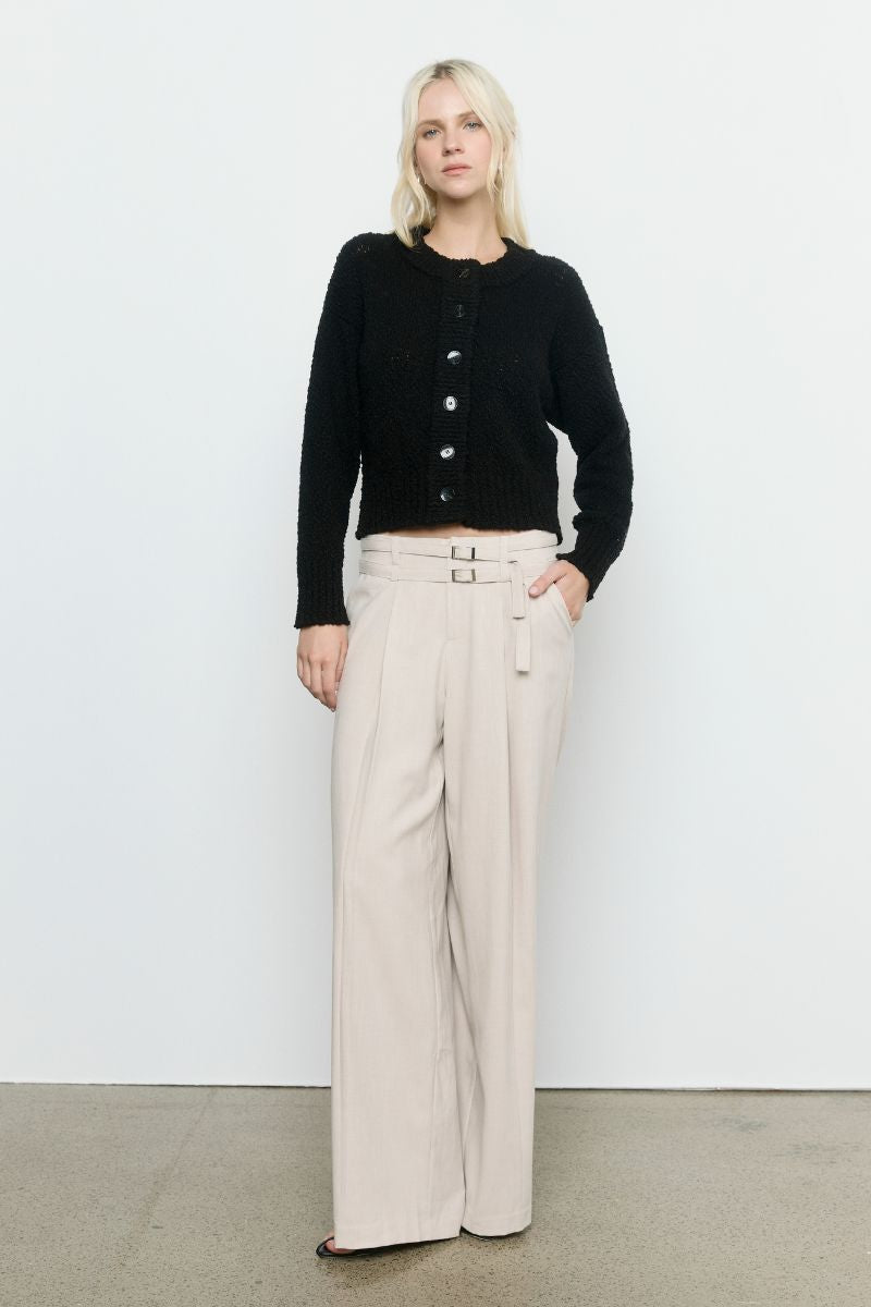 ALLURE CARDIGAN - BLACK