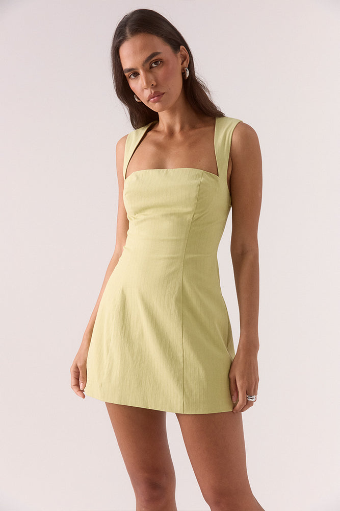 JUDE MINI DRESS - APPLE
