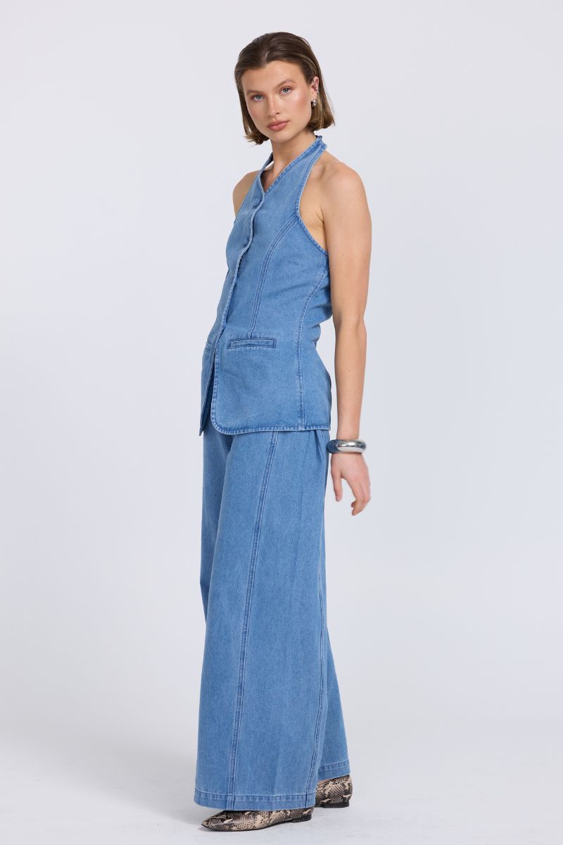 EVERLEIGH DENIM TUNIC - INDIGO
