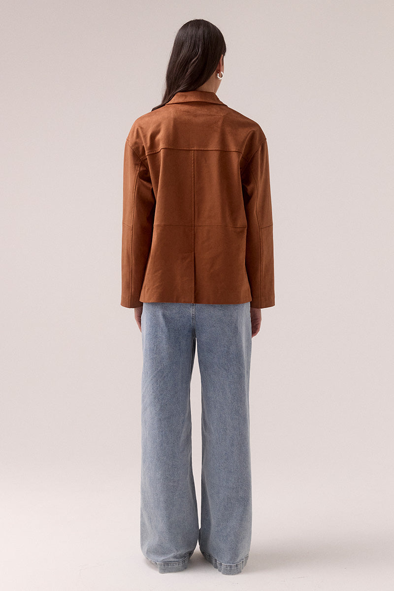 AVERY JACKET - TOFFEE