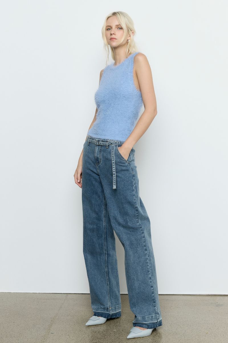 SABADO COMBO KNIT - CORNFLOWER