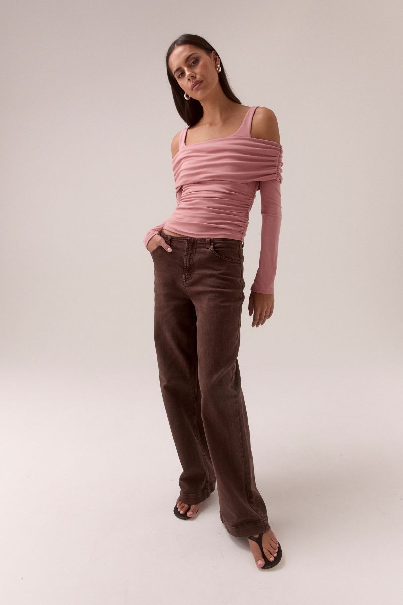 ELAIAN LONG-SLEEVE TOP - BALLET