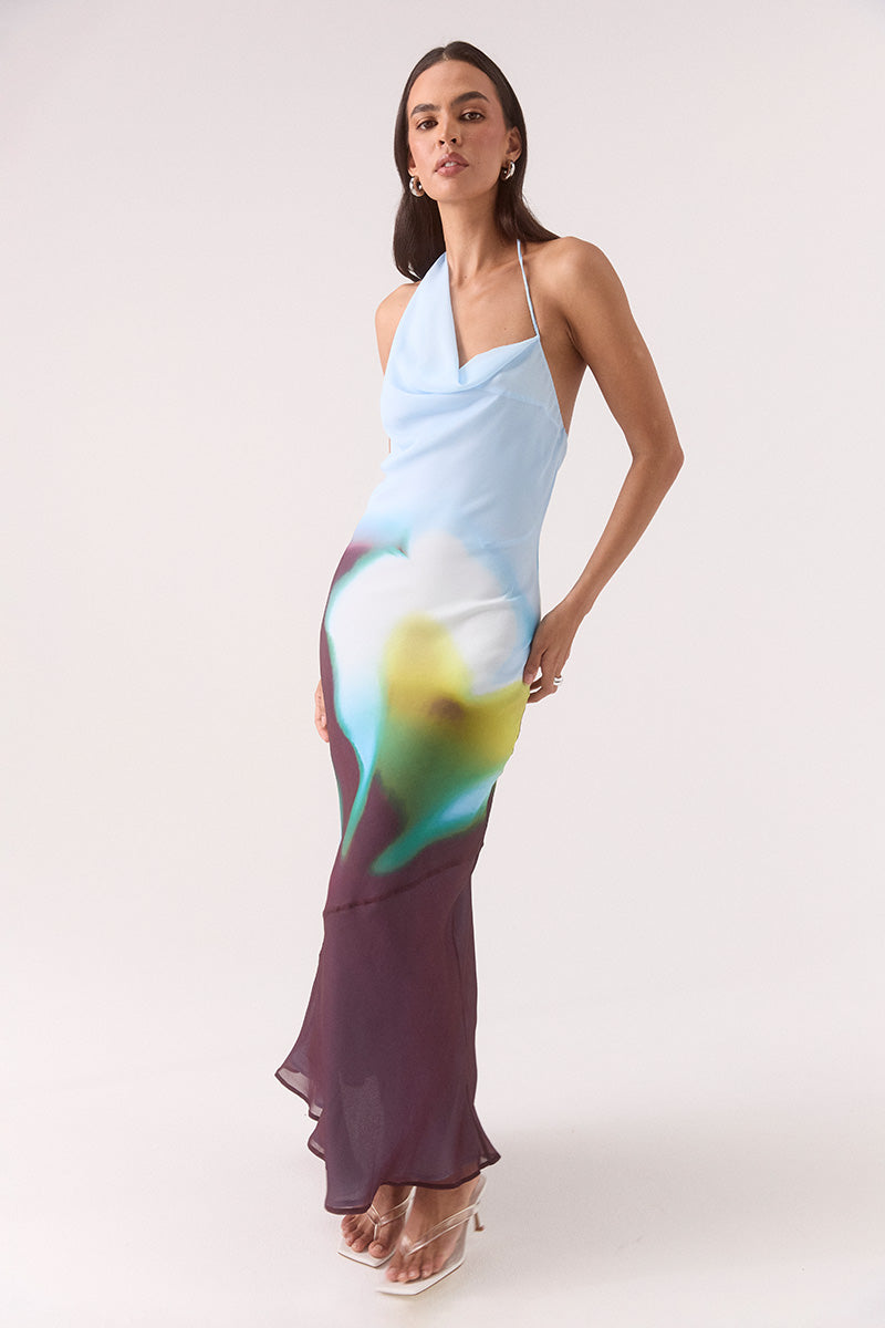ZINNIA DRESS - AZURE