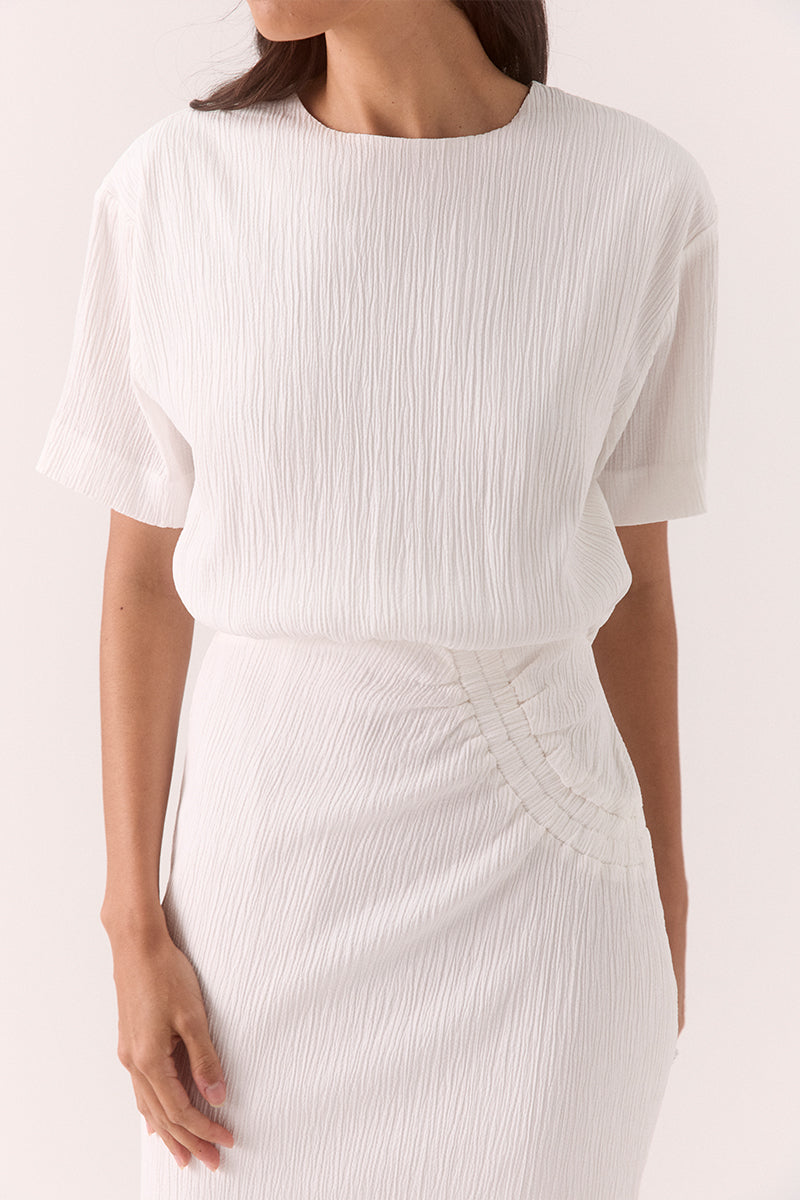 AINE DRESS - CHALK