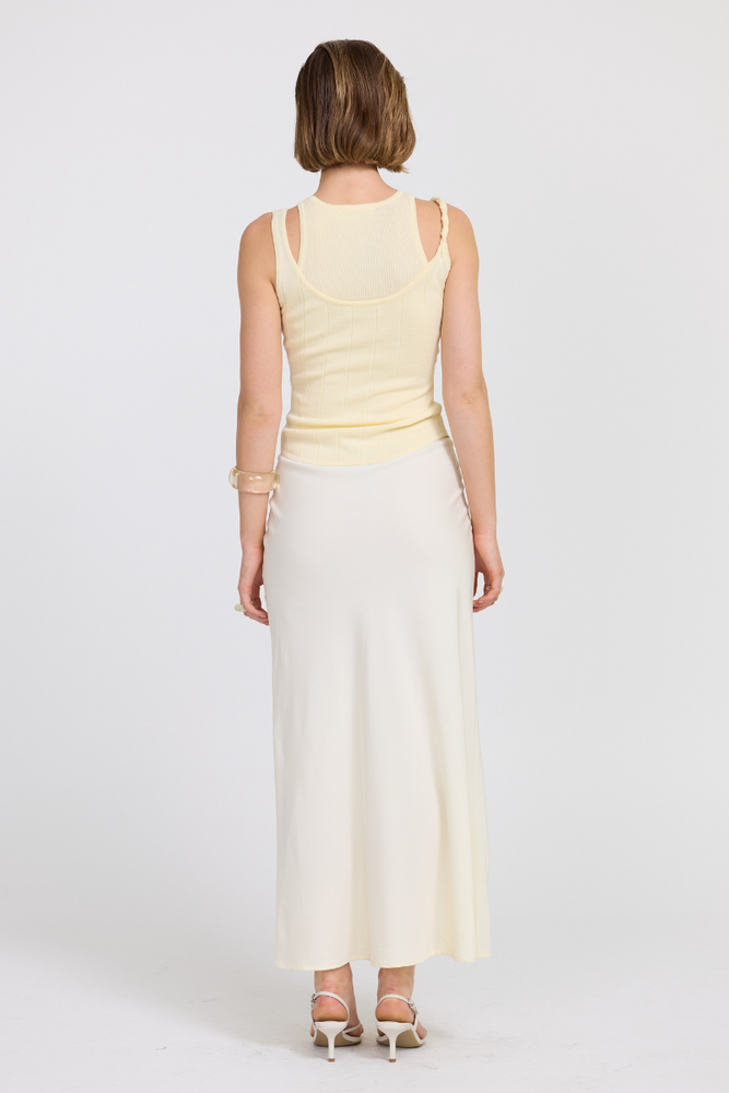 
                      
                        TRANQUIL KNIT DRESS - PANNACOTTA
                      
                    
