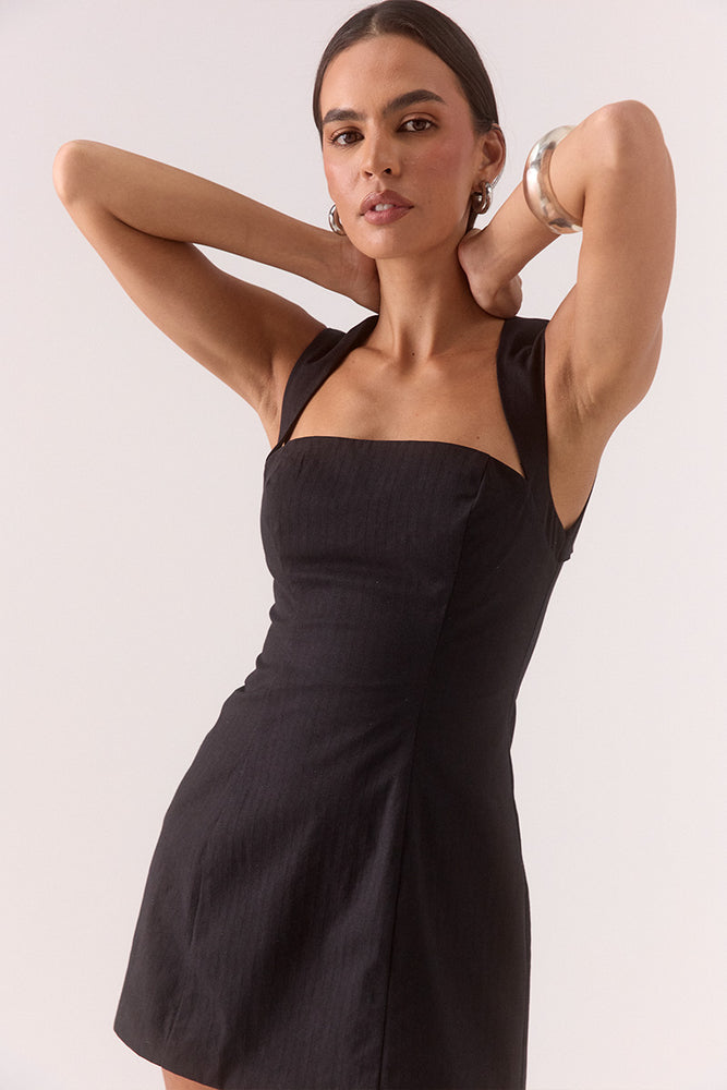 JUDE MINI DRESS - BLACK