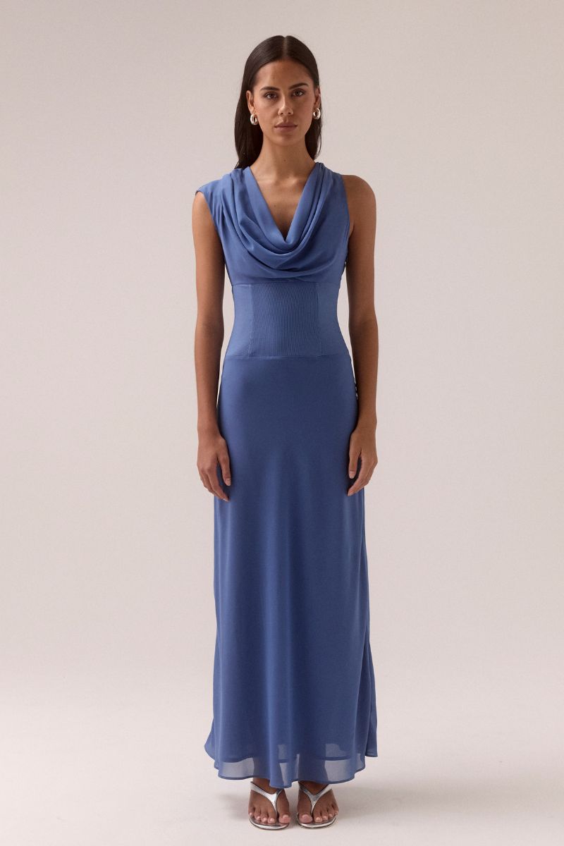 ADA DRESS - DUSK BLUE