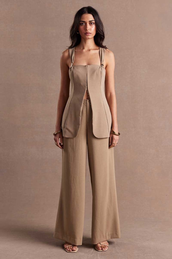 
                      
                        ADORNE TOP - TAN
                      
                    