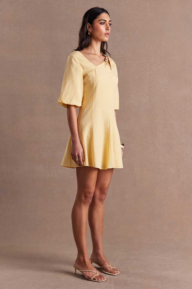 
                      
                        ADORNMENT MINI DRESS - BUTTER
                      
                    