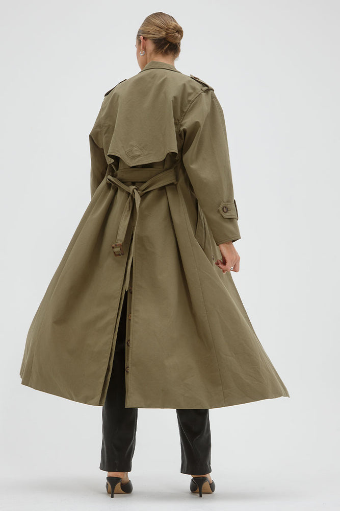 
                  
                    Sovere women's Clothing Sydney Agency Trench Coat Olive
                  
                