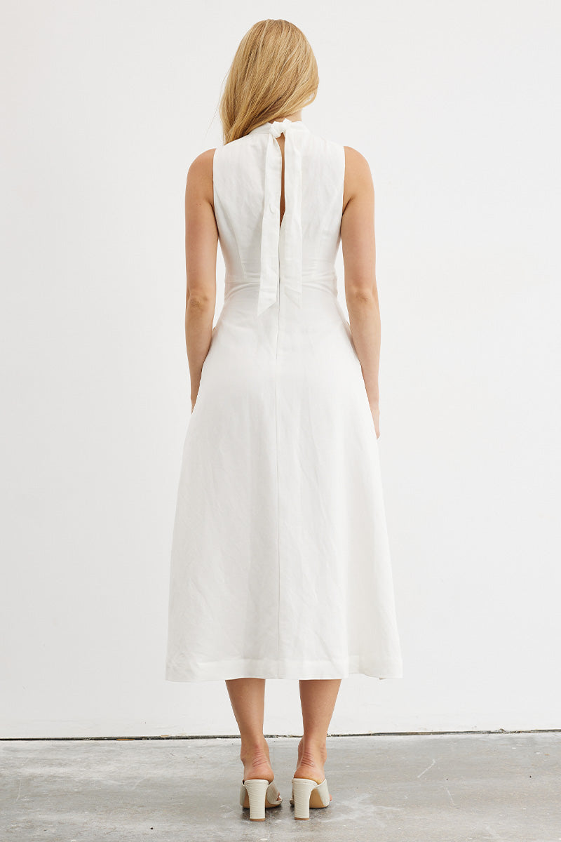 
                  
                    Sovere women's Clothing Sydney Asset Midi Dress White
                  
                