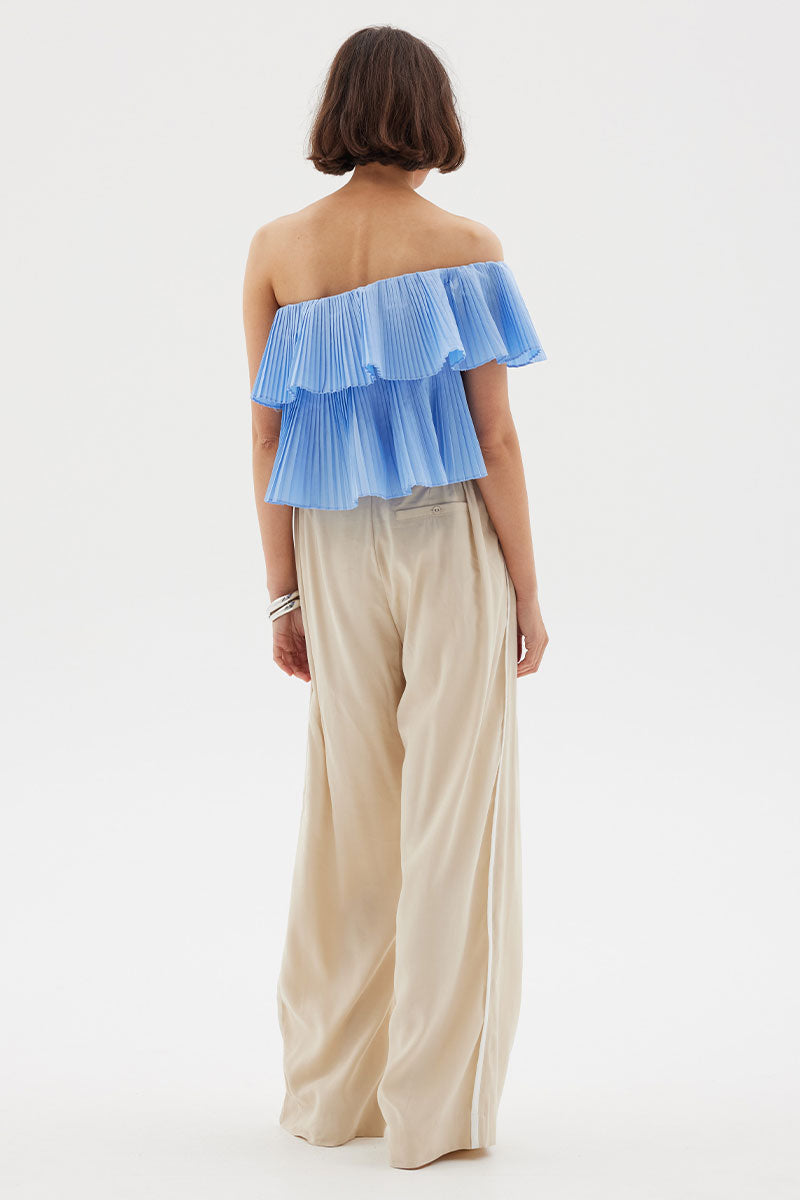 
                  
                    Sovere women's Clothing Sydney Bliss Crop Top Blue
                  
                