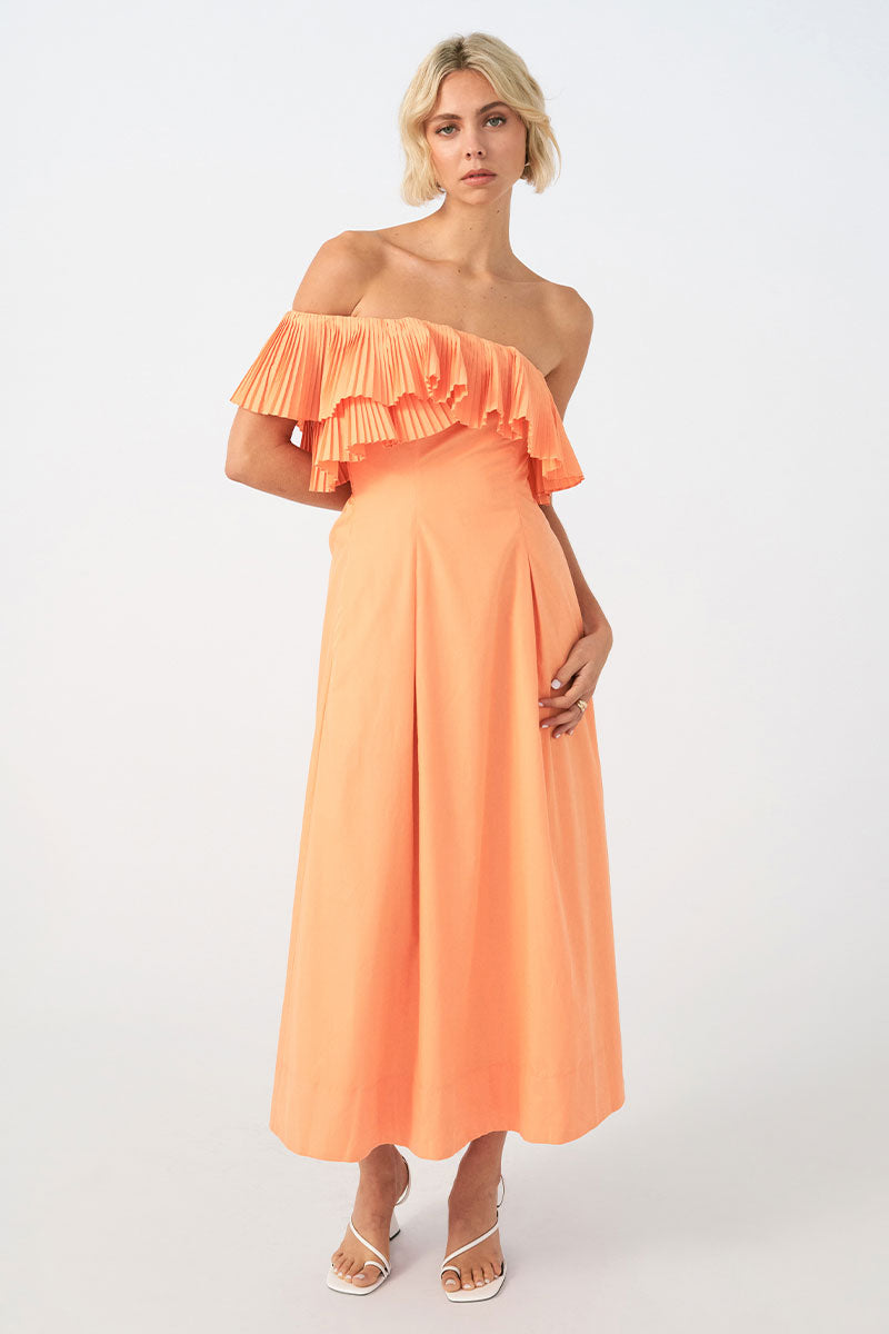 Sovere women's Clothing Sydney Bliss Midi Dress Orange