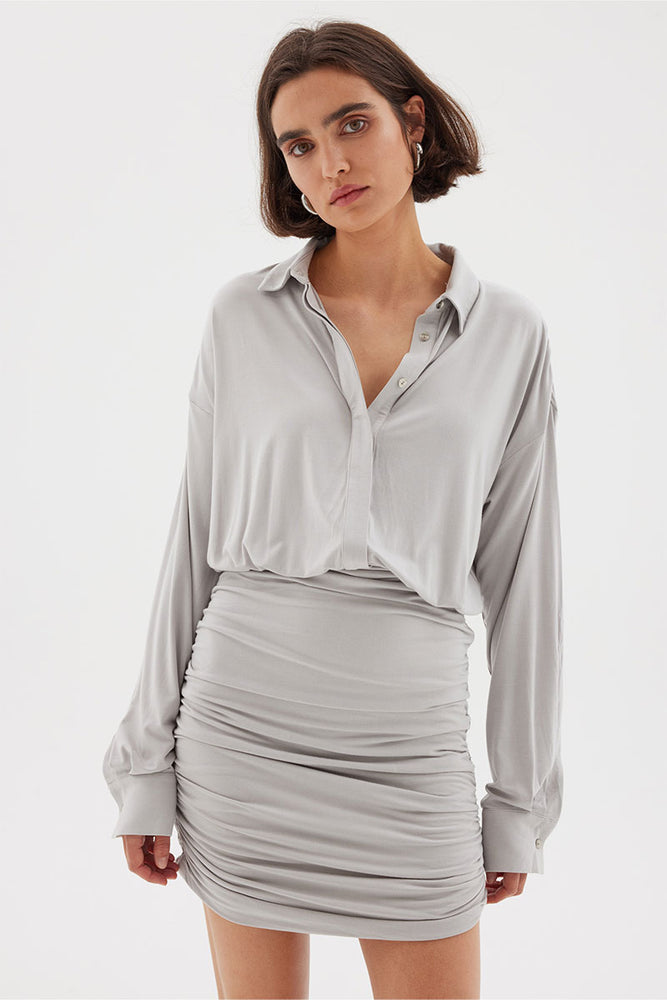 ENTITY MINI DRESS - DOVE