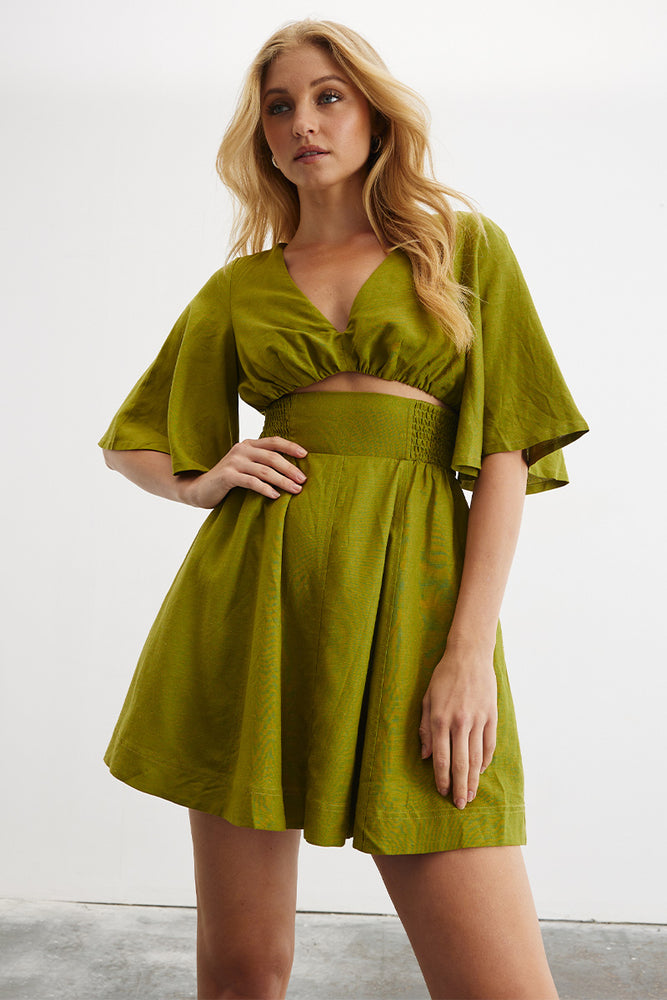
                  
                    Sovere women's Clothing Sydney Epiphany Mini Dress Green
                  
                