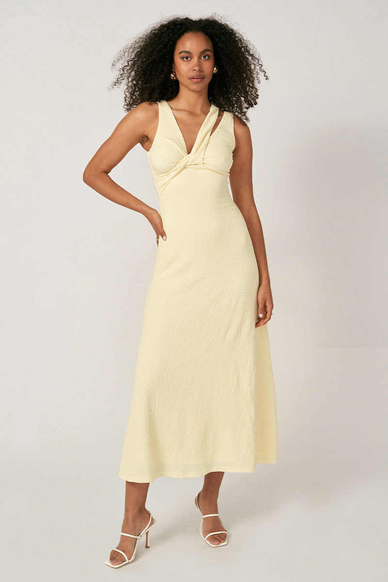 Sovere women's Clothing Sydney Expect Midi Dress Yellow