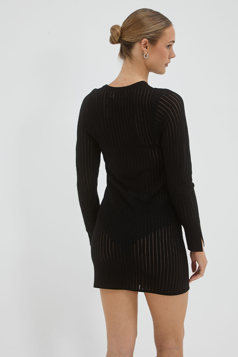 
                  
                    Sovere women's Clothing Sydney foresight Knit mini dress black
                  
                