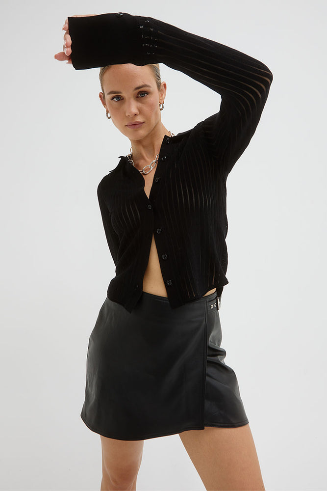 
                  
                    Sovere women's Clothing Sydney foresight Knit shirt black
                  
                