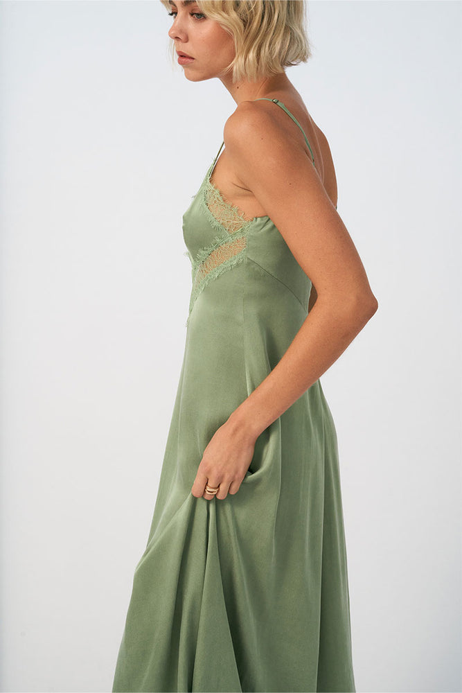 
                  
                    Sovere women's Clothing Sydney Gemini Midi Dress Green
                  
                