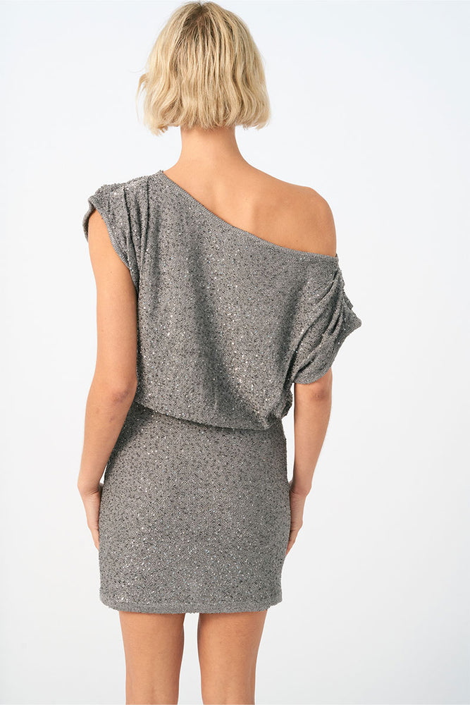 
                  
                    Sovere women's Clothing Sydney Gleam Mini Dress Silver
                  
                