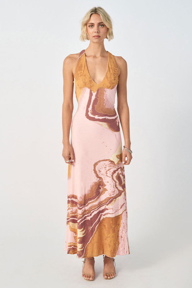 Sovere women's Clothing Sydney Molten Maxi Dress Pink