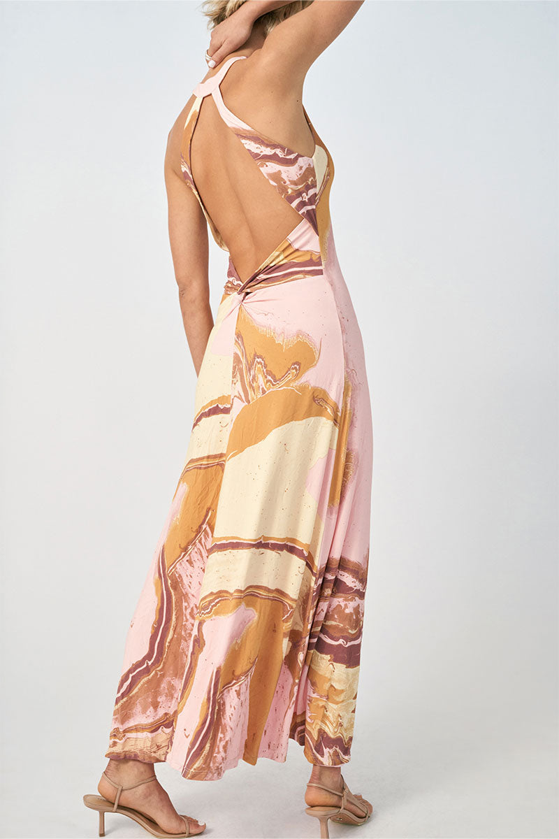 
                  
                    Sovere women's Clothing Sydney Molten Maxi Dress Pink
                  
                