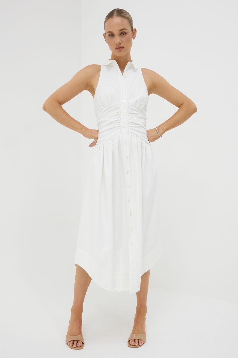 
                  
                    Sovere women's Clothing Sydney momento midi dress white
                  
                