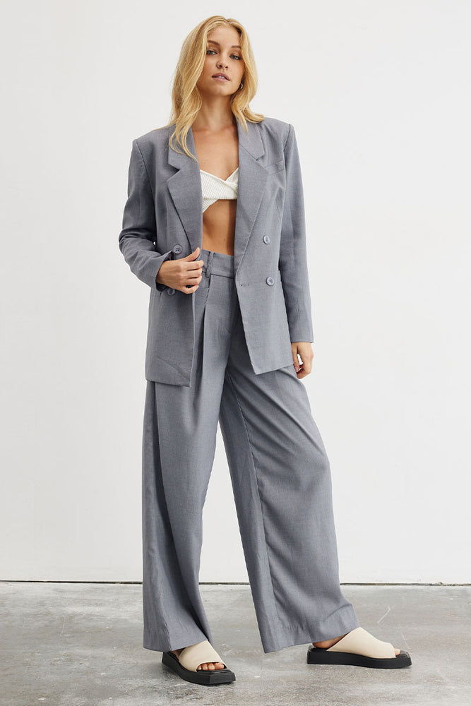 Sovere women's Clothing Sydney Overtime Blazer Grey