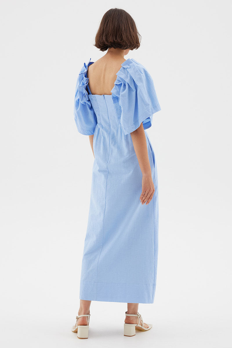 
                  
                    Sovere women's Clothing Sydney Origami Midi Dress Blue
                  
                
