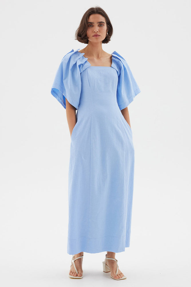 
                  
                    Sovere women's Clothing Sydney Origami Midi Dress Blue
                  
                