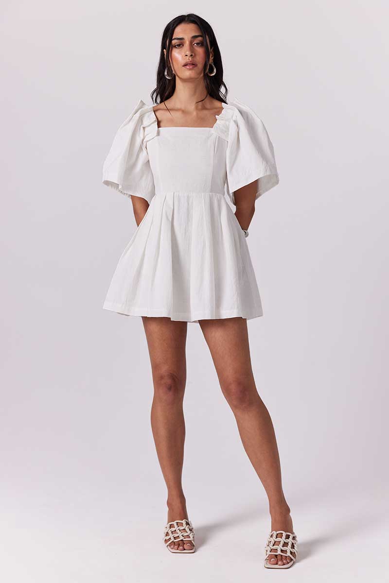 Sovere women's Clothing Sydney Origami Mini Dress White