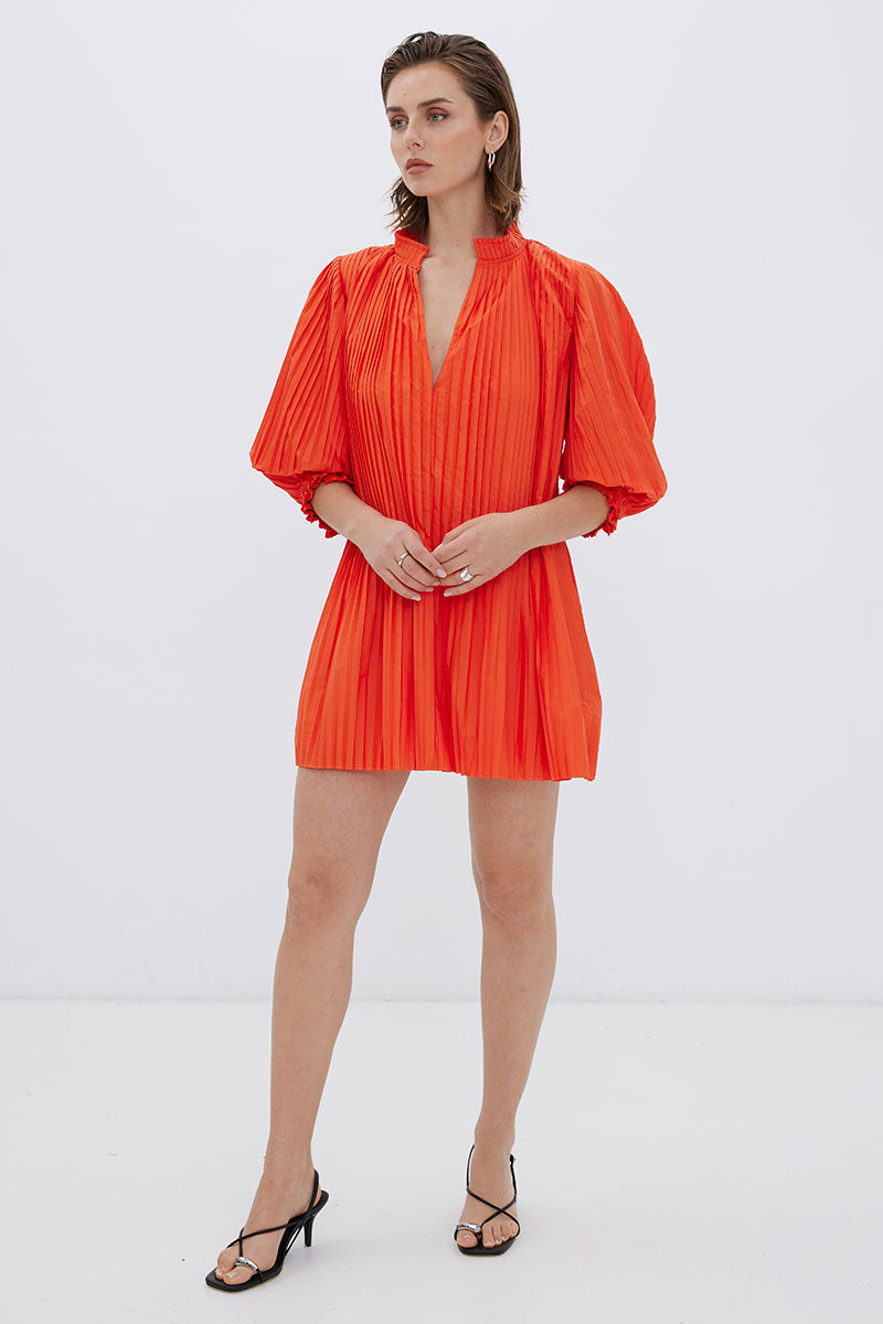 Sovere women's Clothing Sydney oz smock dress orange