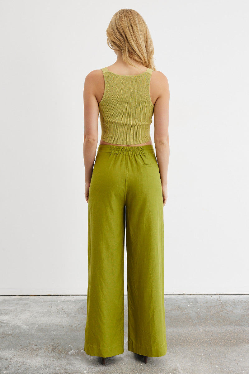 
                  
                    PATIENCE KNIT TOP - OLIVE GREEN
                  
                