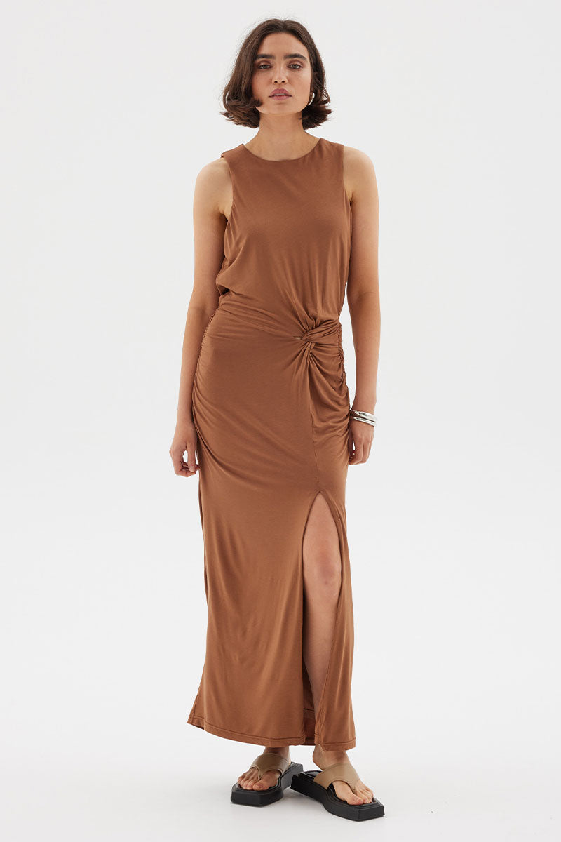 
                  
                    Sovere women's Clothing Sydney revelation Midi Dress brown
                  
                