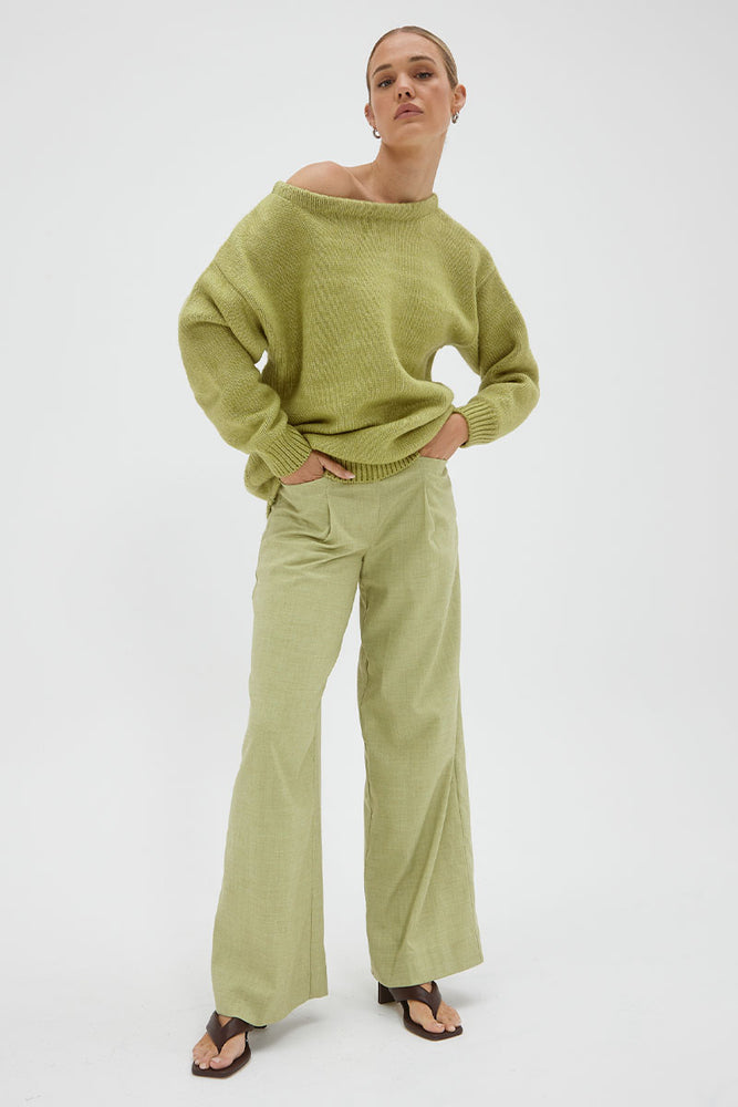
                  
                    Sovere women's Clothing Sydney sare knit Jumper green
                  
                