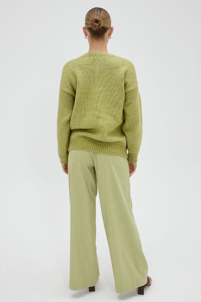 
                  
                    Sovere women's Clothing Sydney sare knit Jumper green
                  
                