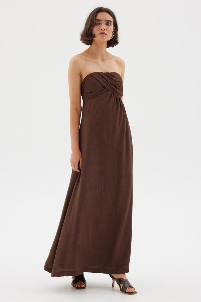 
                  
                    Sovere women's Clothing Sydney Seaira Midi Dress Brown
                  
                