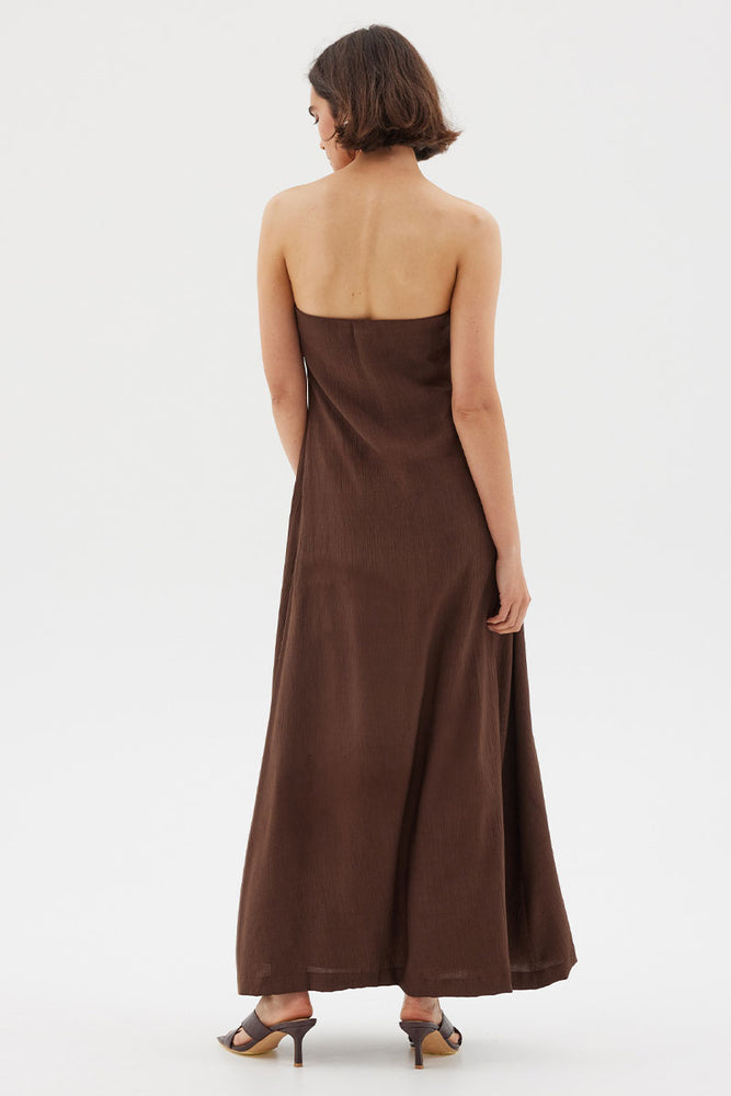 
                  
                    Sovere women's Clothing Sydney Seaira Midi Dress Brown
                  
                