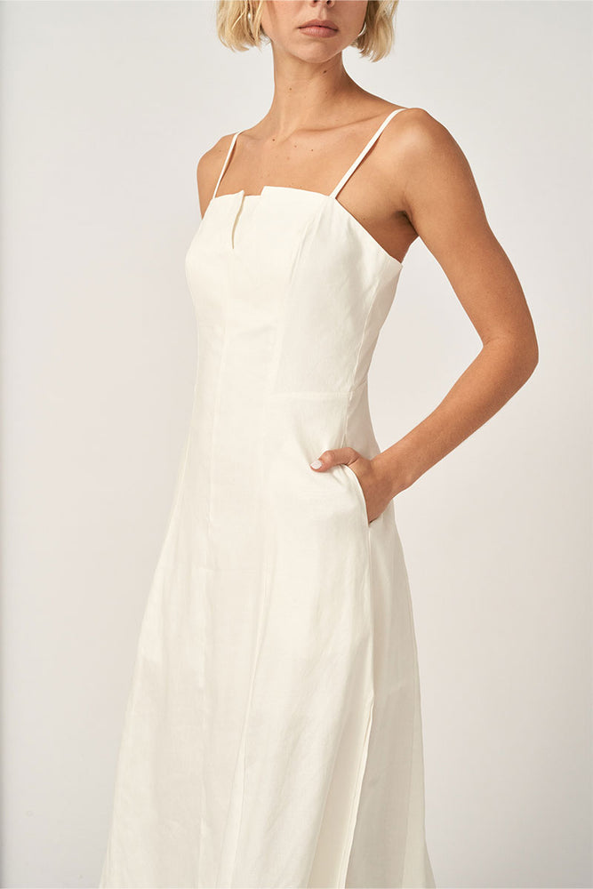 
                  
                    Sovere women's Clothing Sydney Serenditpity Midi Dress White
                  
                