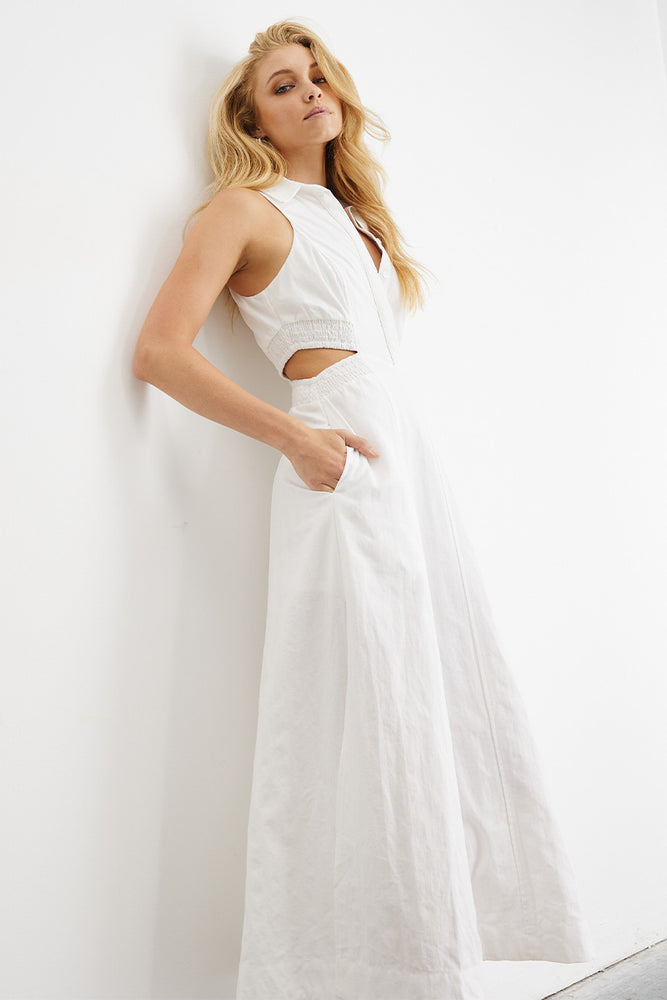 
                  
                    Sovere women's Clothing Sydney Shift Midi Dress White
                  
                