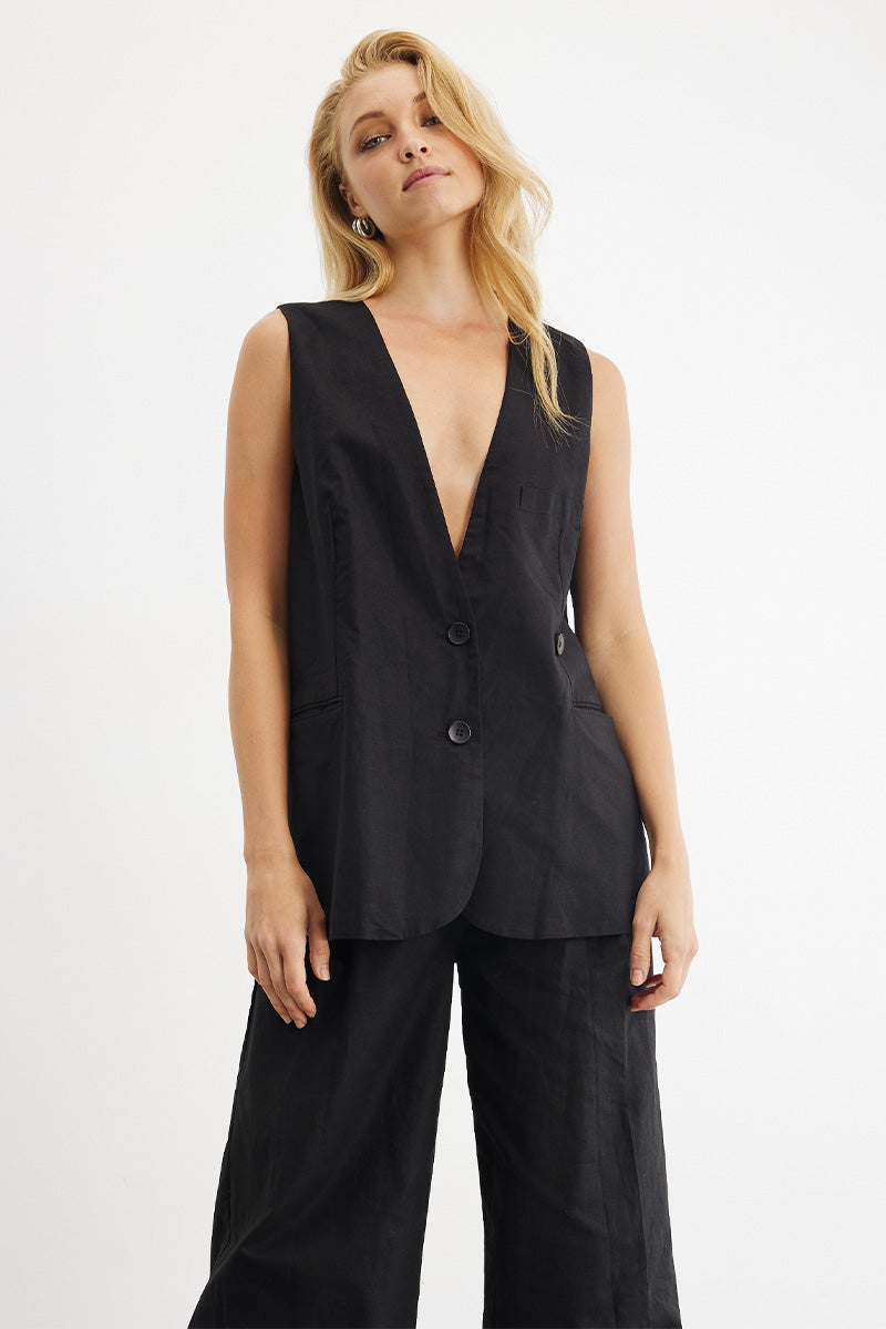 
                  
                    Sovere women's Clothing Sydney Signal Wrap Vest Black
                  
                
