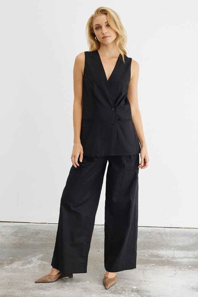 
                  
                    Sovere women's Clothing Sydney Signal Wrap Vest Black
                  
                