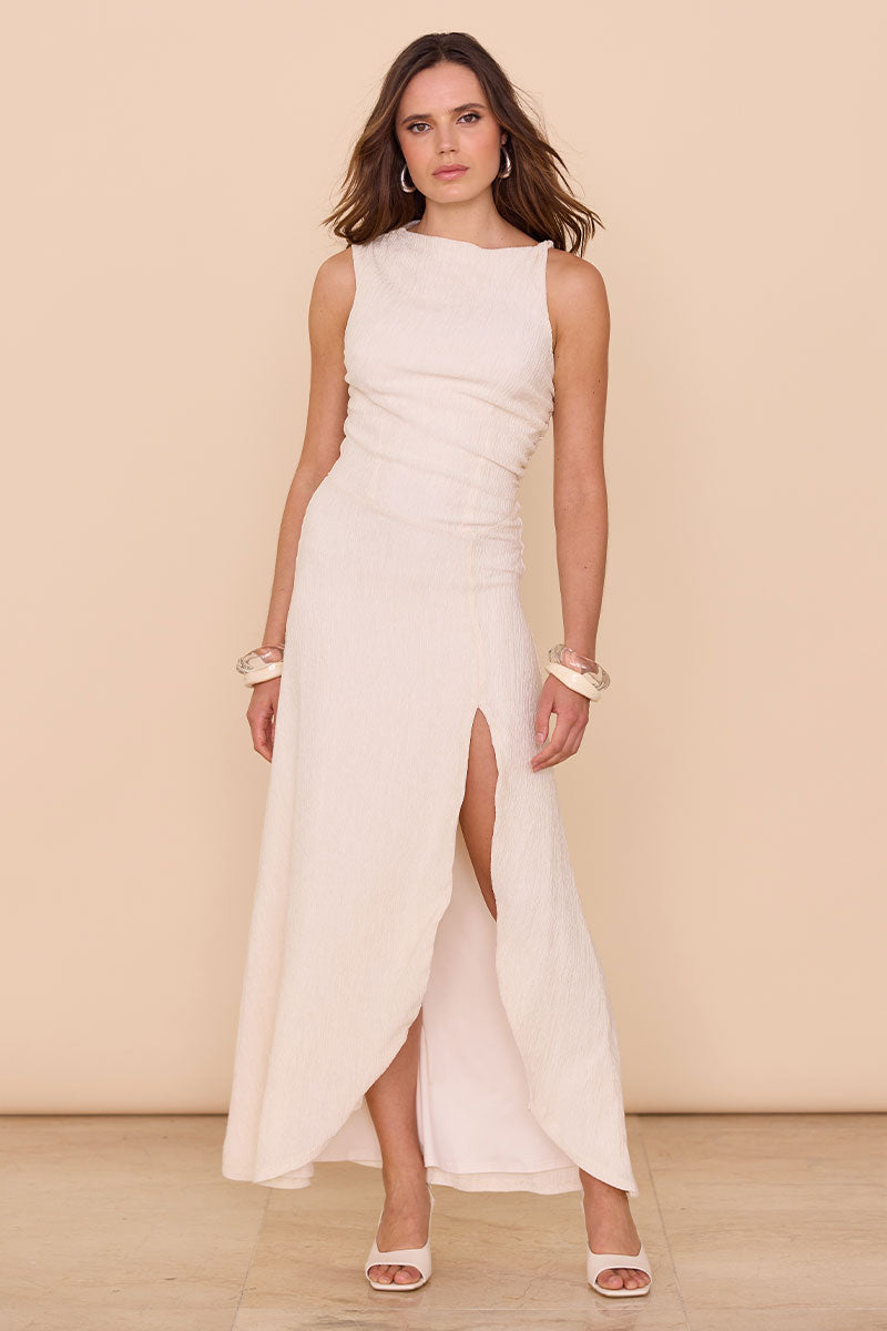 SUMMON DRESS - CREAM