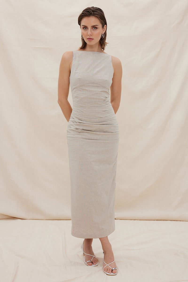 
                  
                    Sovere women's Clothing Sydney Tova Midi Dress Grey
                  
                