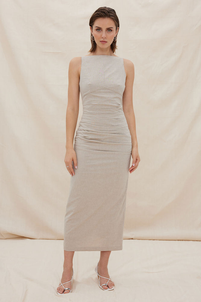 Sovere women's Clothing Sydney Tova Midi Dress Grey